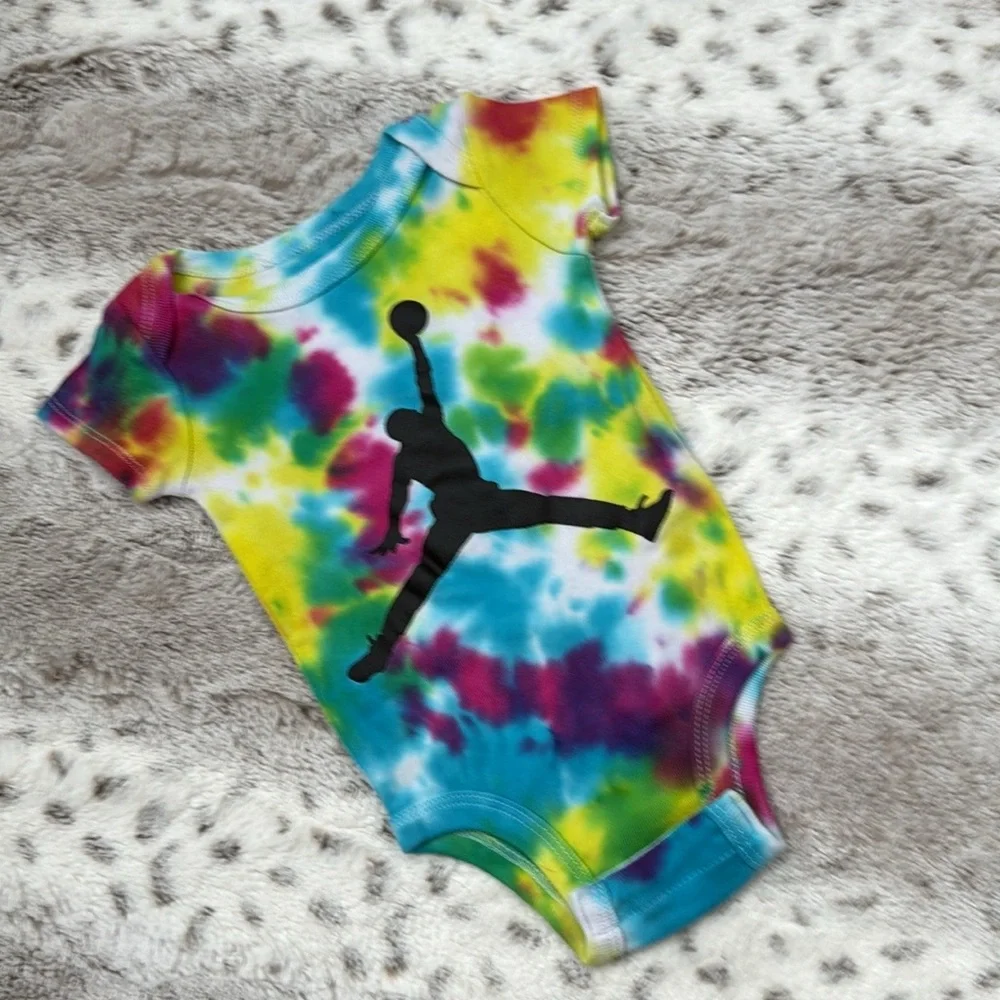 Air Jordan Nike set baby girls 6 months tie dye sporty athletic activewear